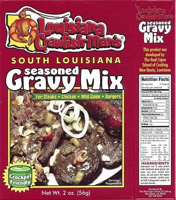 LA Crawfish Man Seasoned Gravy Mix – Hebert's Boudin & Cracklins