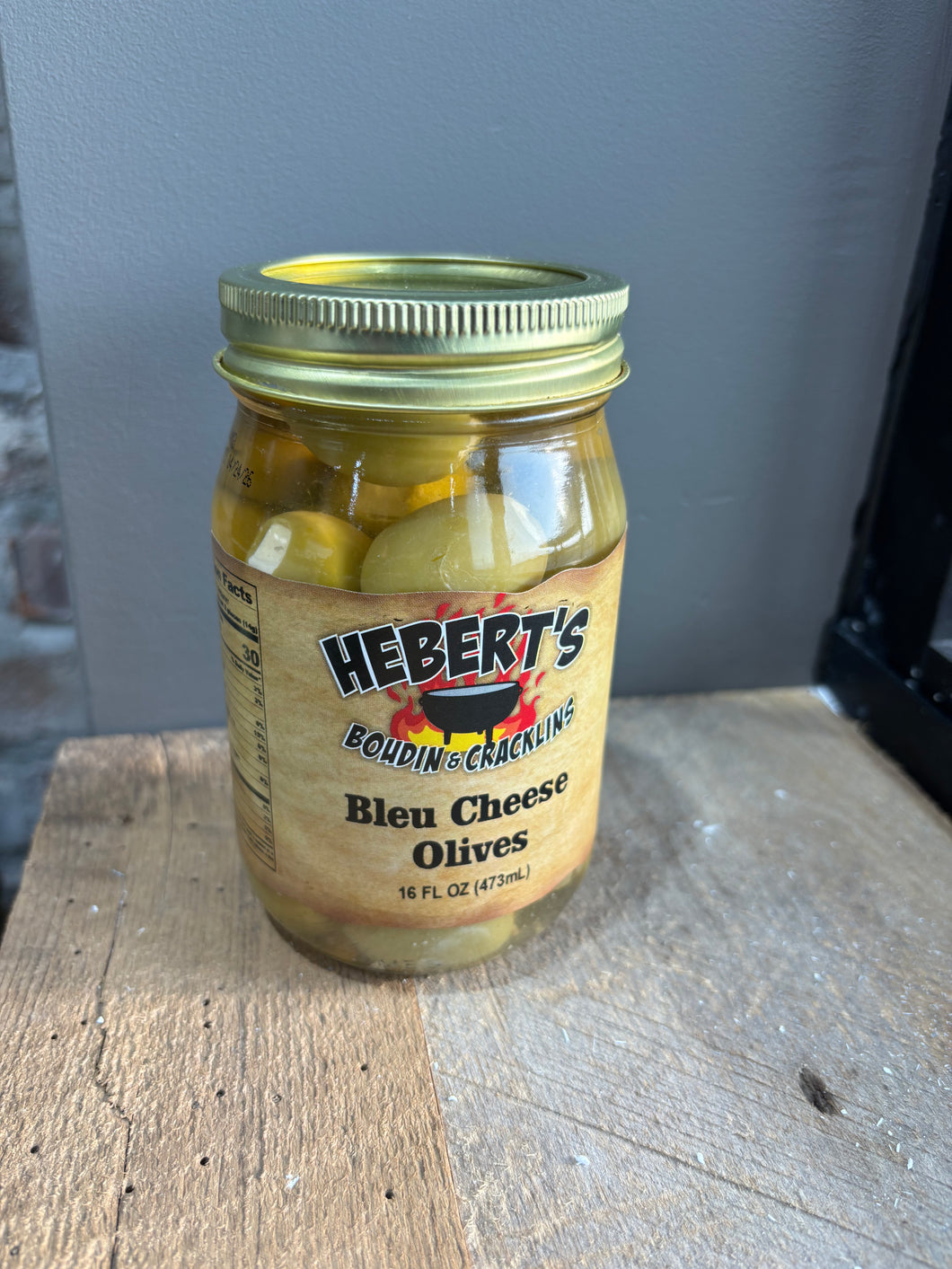 Bleu Cheese Olives 16oz.