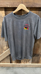 Hebert's Boudin & Cracklin's Grey t-shirt YL