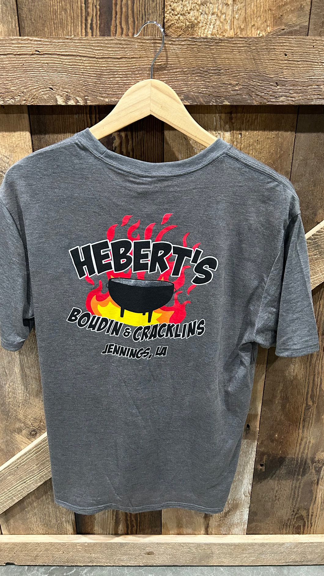 Hebert's Boudin & Cracklins tshirt XXXL