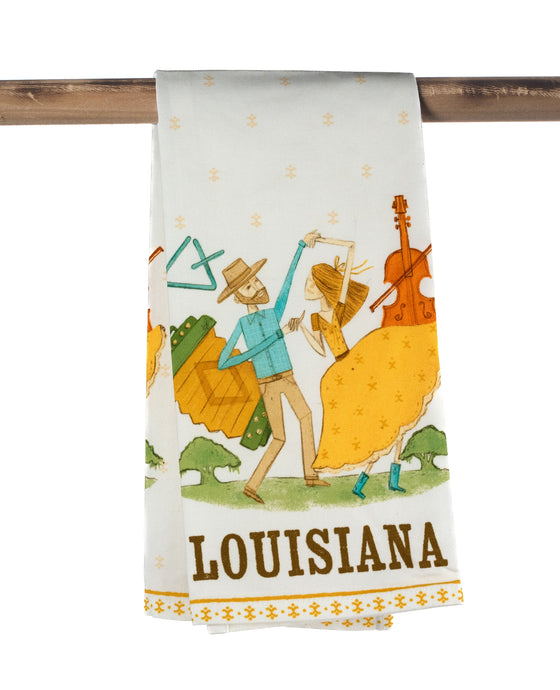 Kitchen towel Louisiana vintage