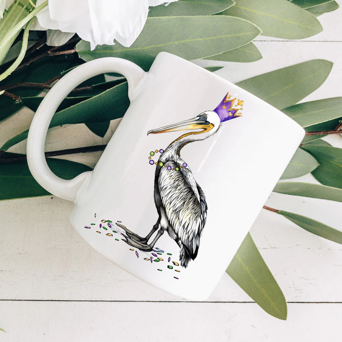 Mardi Gra  Pelicican Coffee Mug