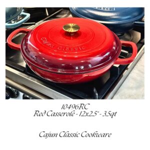 Red Enamel Cassrole Dutch Oven 3.5qt