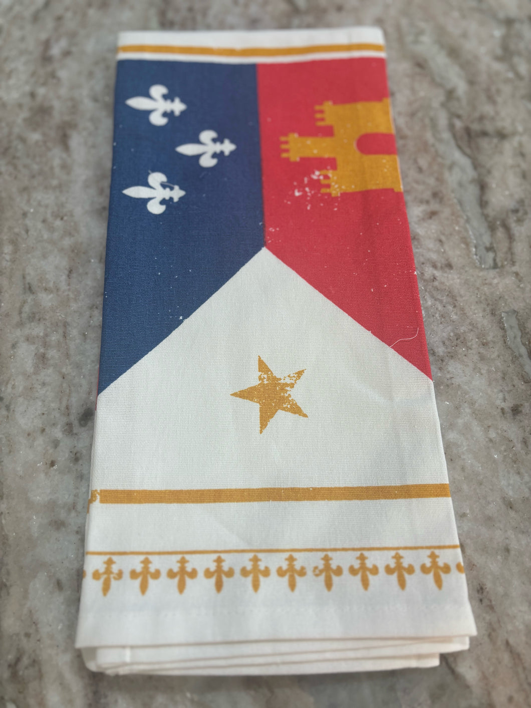 Kitchen Towel Acadian Flag