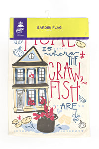 Garden Flag - Home Crawfish