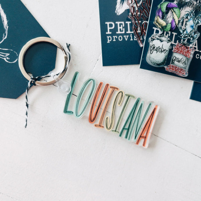 Lively Lousiana Keychain