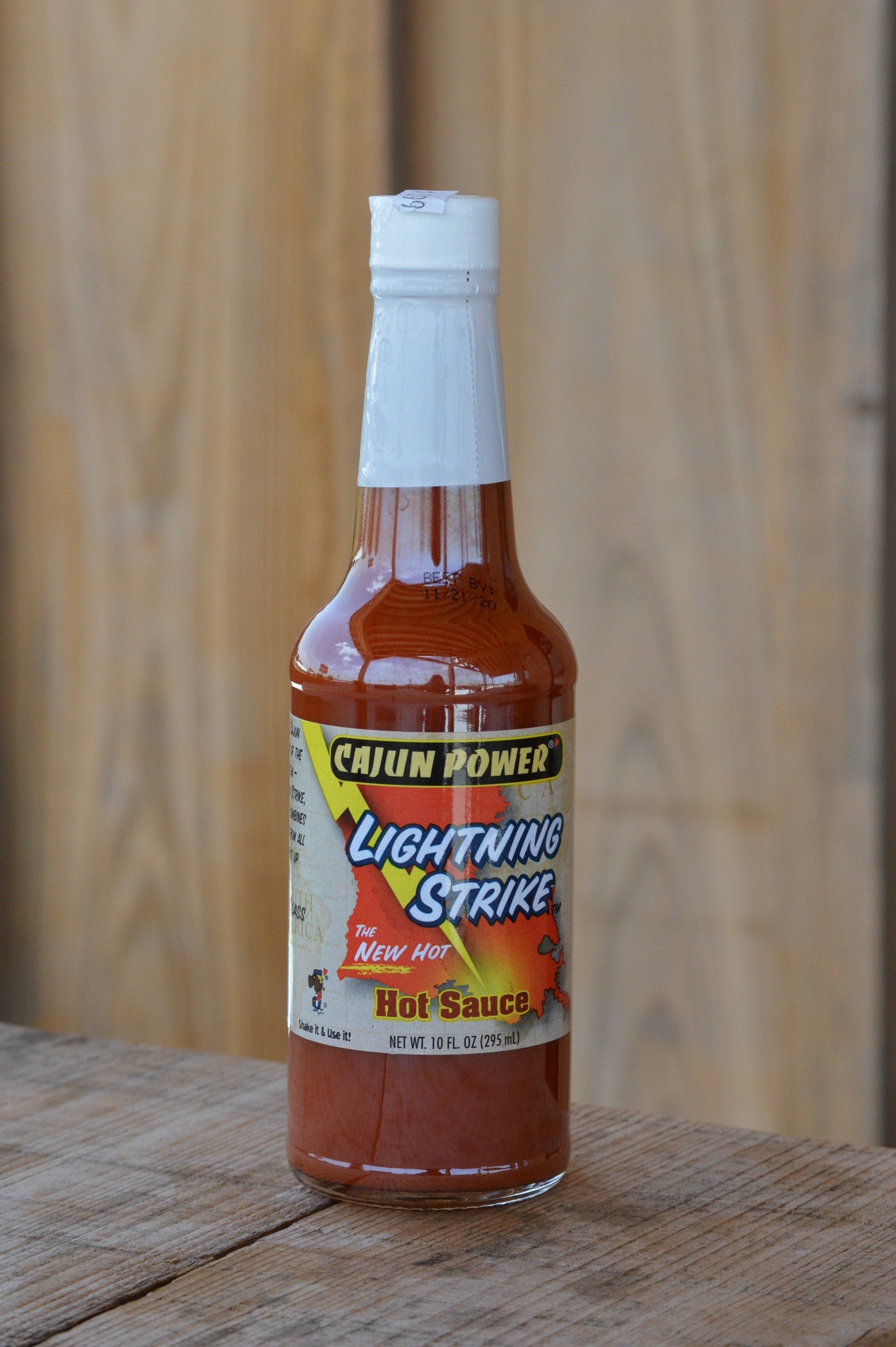 Cajun Power Lightning Hot Sauce 10oz 036921561580