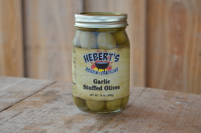 Garlic Stuffed Olives - 16 oz.