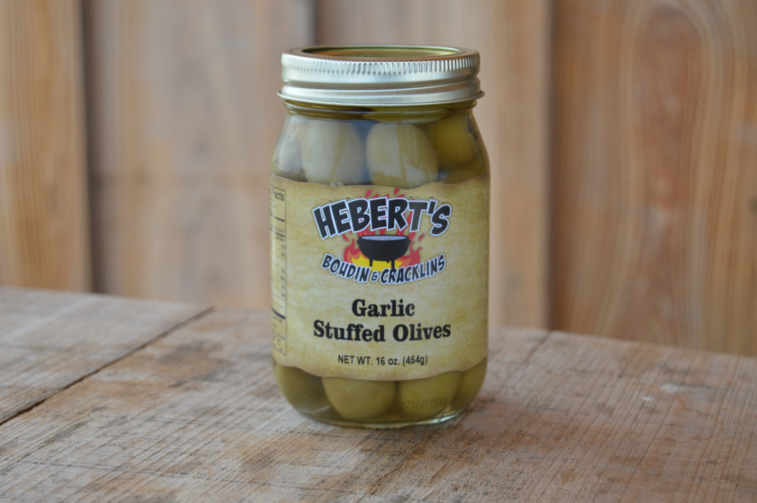 Garlic Stuffed Olives - 16 oz.