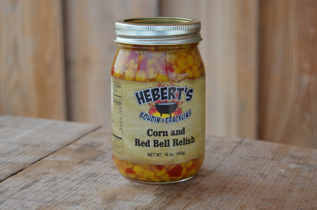 Corn & Red Bell Relish - 16 oz.