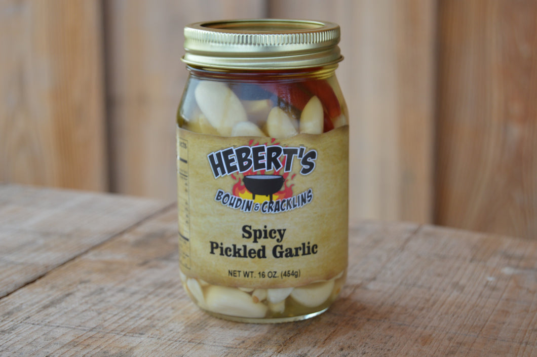 Spicy Pickled Garlic - 16 oz.