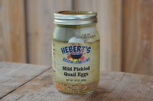 Mild Pickled Quail Eggs - 16 oz.