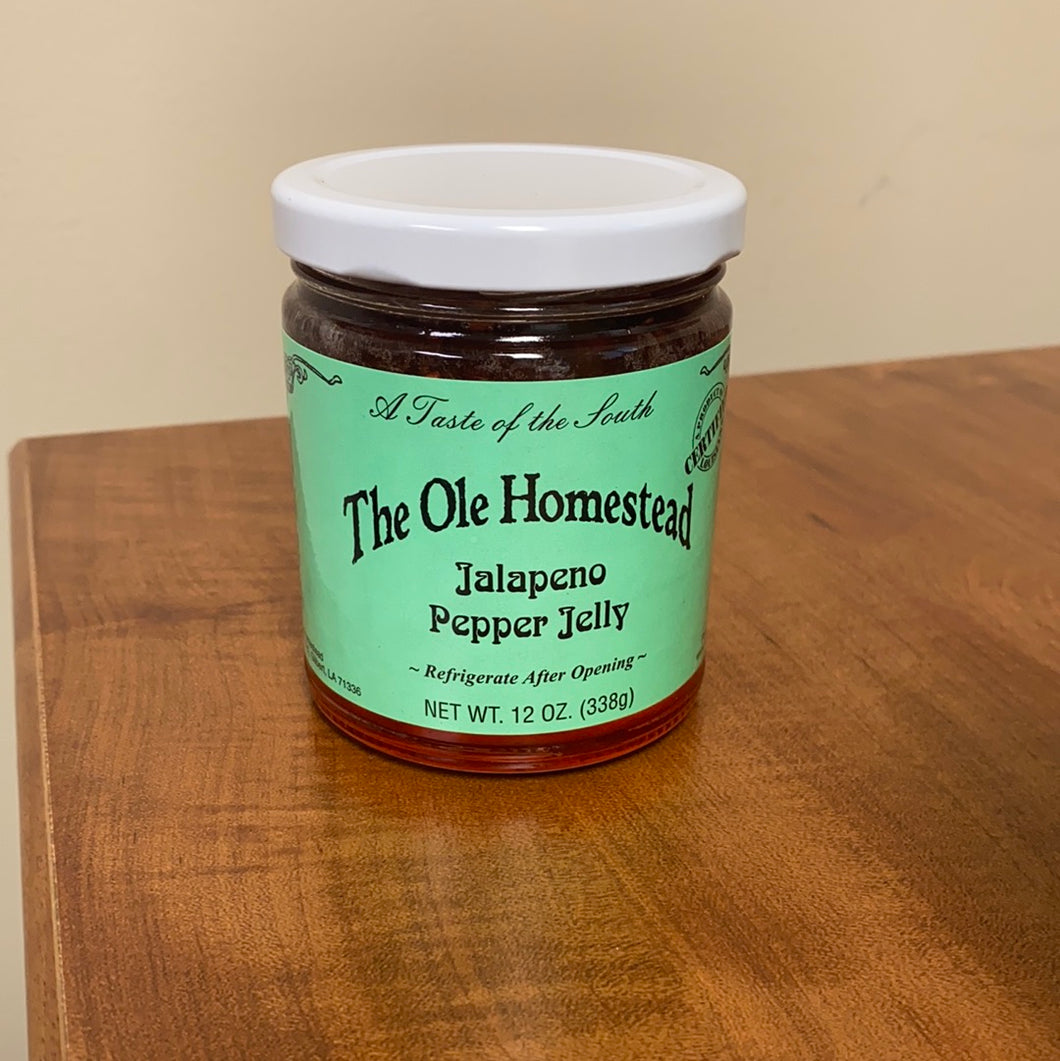 The Ole Homestead Jalapeno Pepper Jelly - 12 oz.